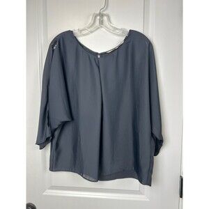 Rachel Rachel Roy Women's Black Cold Shoulder Blouse Size XL